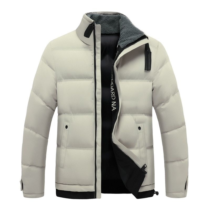 2020 Men's Down Jacket New All-match Warm Cotton Jacket Winter Men's Stand-up