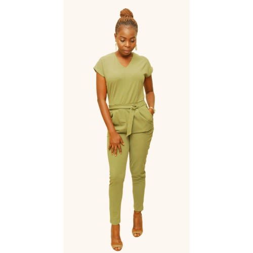 Short Sleeve Jumpsuit