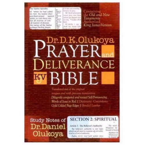 Prayer And Deliverance Bible Kjv By Dr D. K. Olukoya