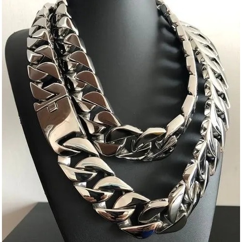House Cuban Chains - 2in1 - Silver