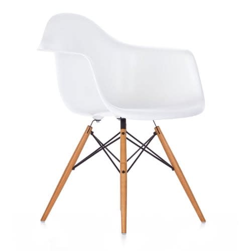 Eames Plastic Side Chair Dsw - White,