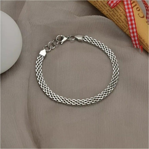 Net Chain Bracelet - Silver