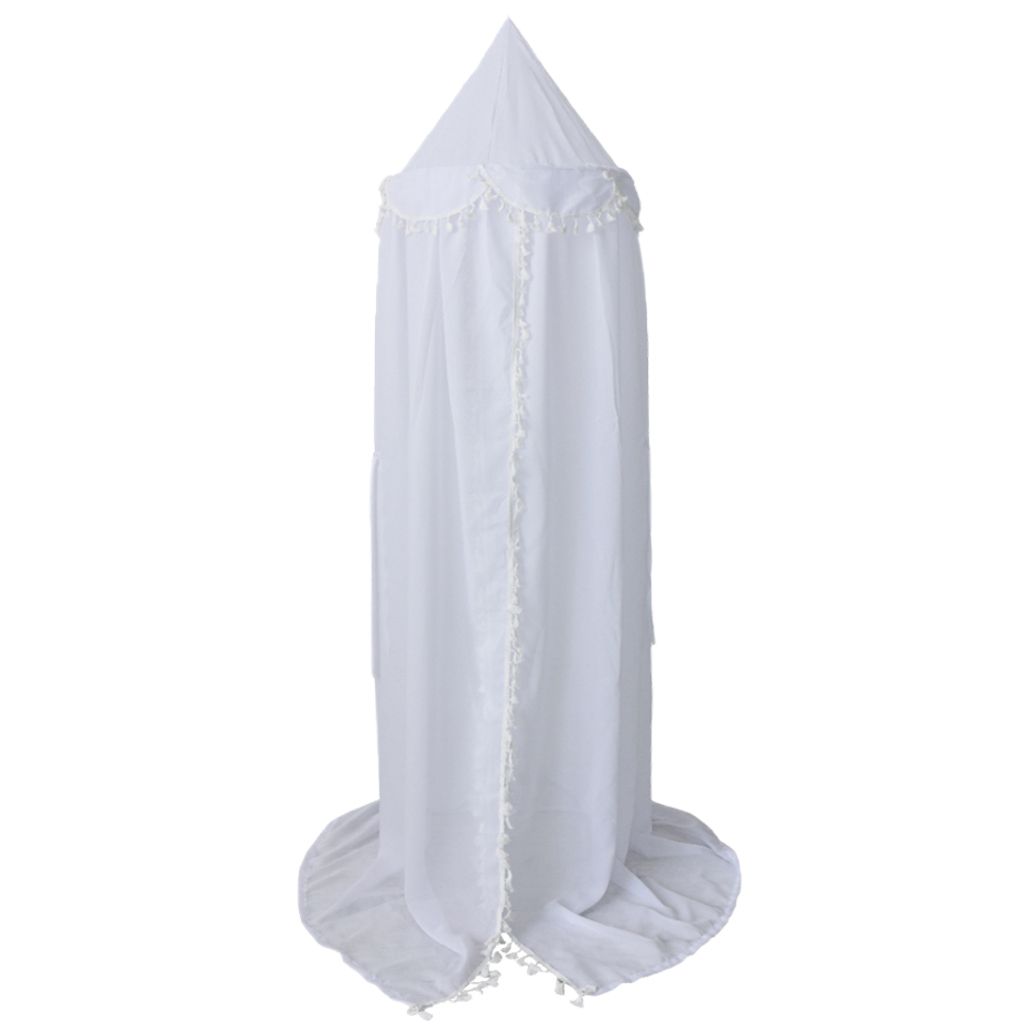 Chiffon Bed Canopy   Decor White