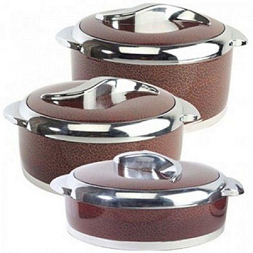 3 Pcs-Casseroles Insulated Thermal Serving Flask