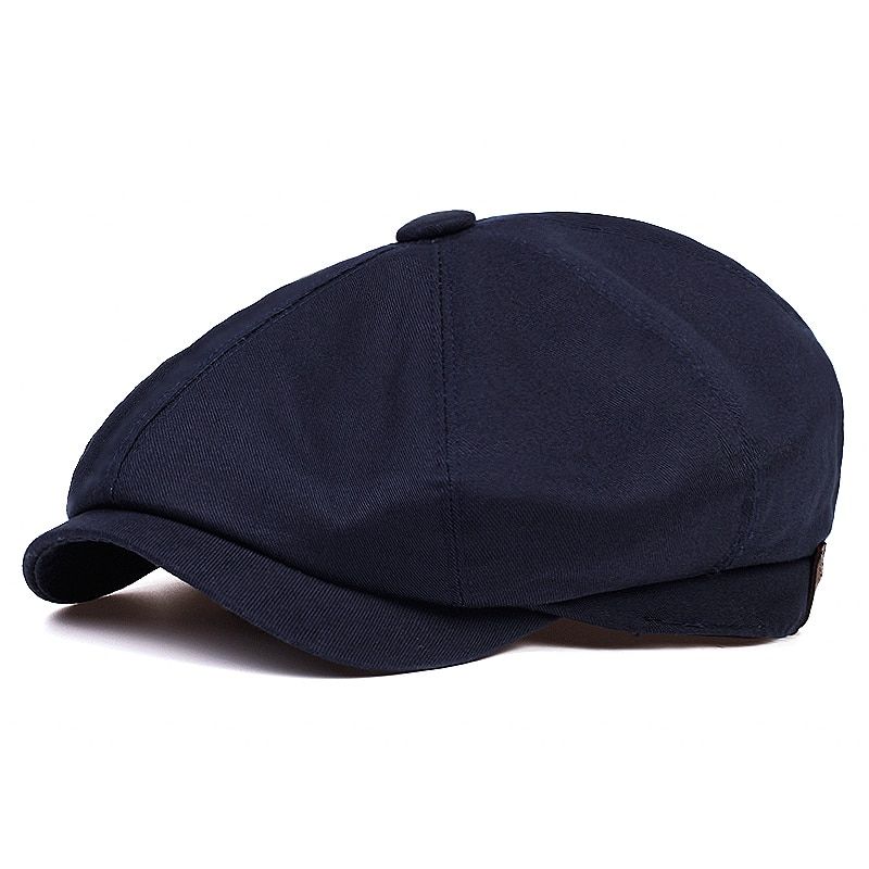 Newsboy Cap Men Twill Cotton EigPanel Hat Women Baker Boy Caps Retro