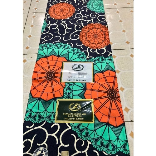 Colorful Ankara Fabric Material - 6 Yards