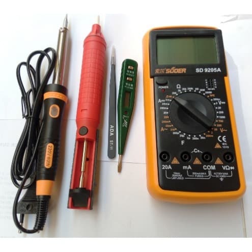 Digital Multimeter - Dt9205a + Bundle