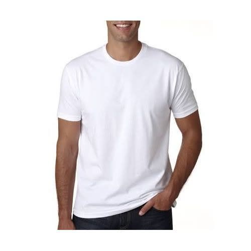 High Quality Plain Round Neck T-shirt - White Polo
