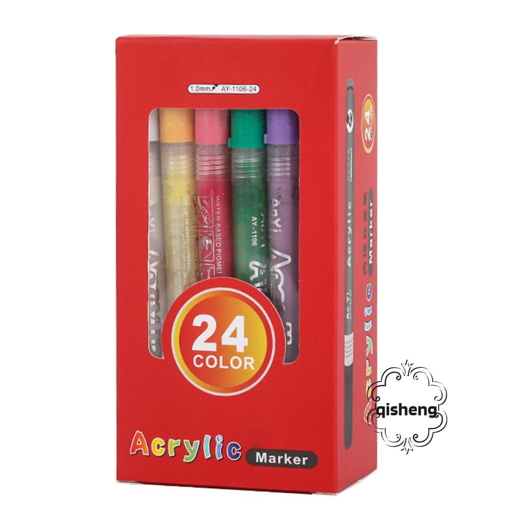 High Pigmented Acrylic Painting Markers Multipurpose Quick