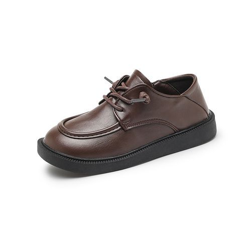 Boys' School Uniform Dress Shoes Leather Shoes(Brown)
