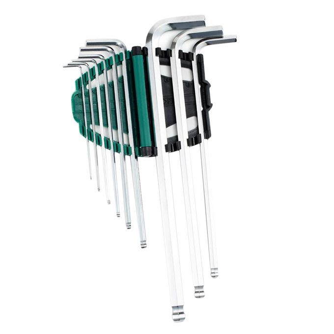 Household 9x Head Ball End  Screwdriver Hexagon Allen Wrench Set