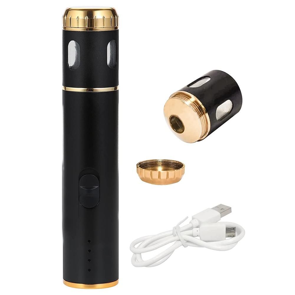 Electric Portable  USB Rechargeable Spice Multipurpose for Fluffy Product and the Kitchen Grinding Black