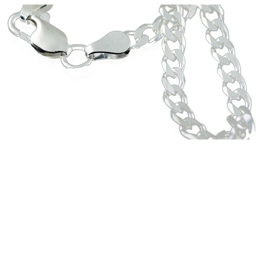Fashion 4MM Silver Plated Chain Men Figaro Neck 16-30