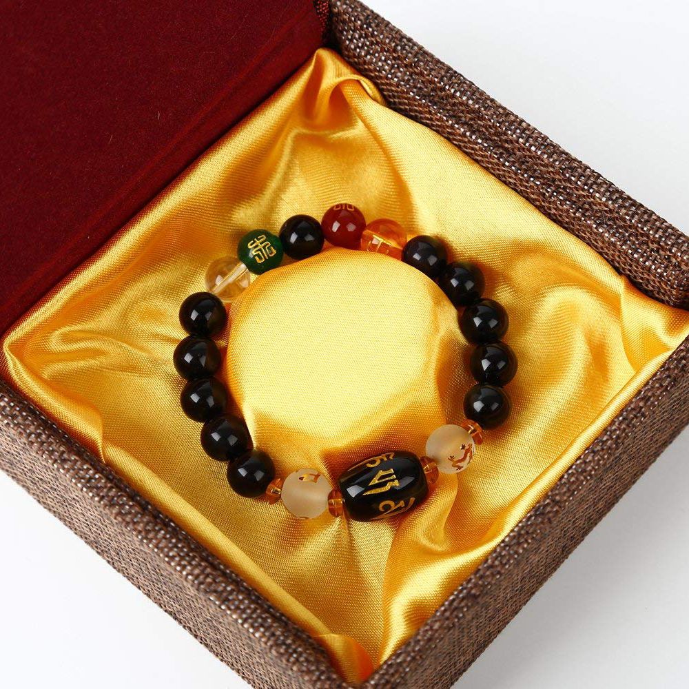 Feng Shui Obsidian Five-element Wealth Porsperity Let Attract Wealth Luck With