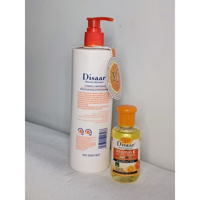 Vitamin C Body Lotiin & Whitening Face Oil