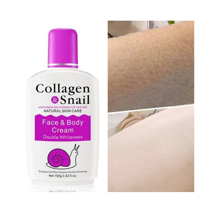Collagen And Snail Body And Face Cream Double Whitens