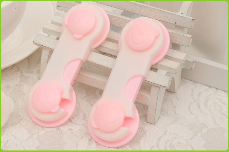 4Pcs OF Set Babies Safety Protection From Children Safe Locks For Refrigerators Drawer Baby
