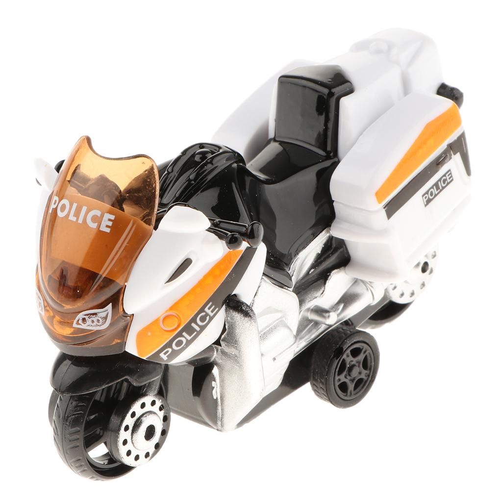 Diecast Vehicle Model Motorcycle Pull Back Toy Gifts For