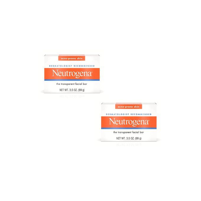 Transparent Acne Facial Bars - 2 Bars