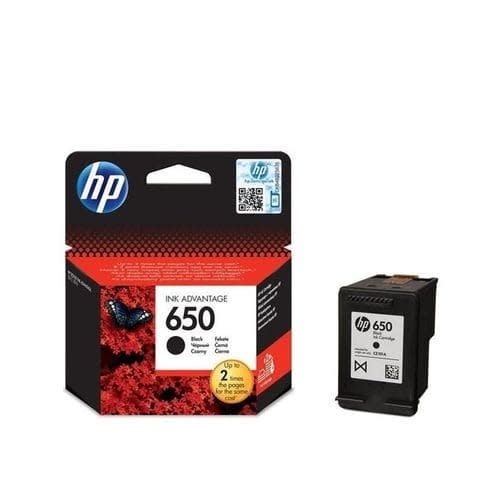 650 Black Original Ink Advantage Cartridge Cz101ae