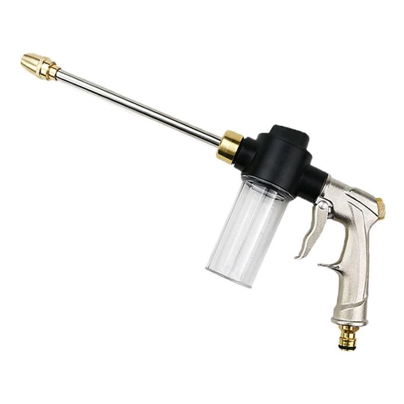 Garden Water Gun Sprinkler Hose Nozzle High Pressure Car Wash Foam Pot Water Spray Guns Watering Irrigation Tools