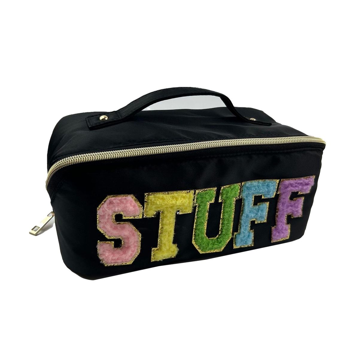 Cosmetic Bag Travel Cosmetic Case Toiletry Container Organizer Black