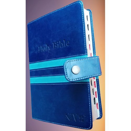 NIV Holy Bible Leathersoft,Red,Thumb Indexed, Concordance - Biblical