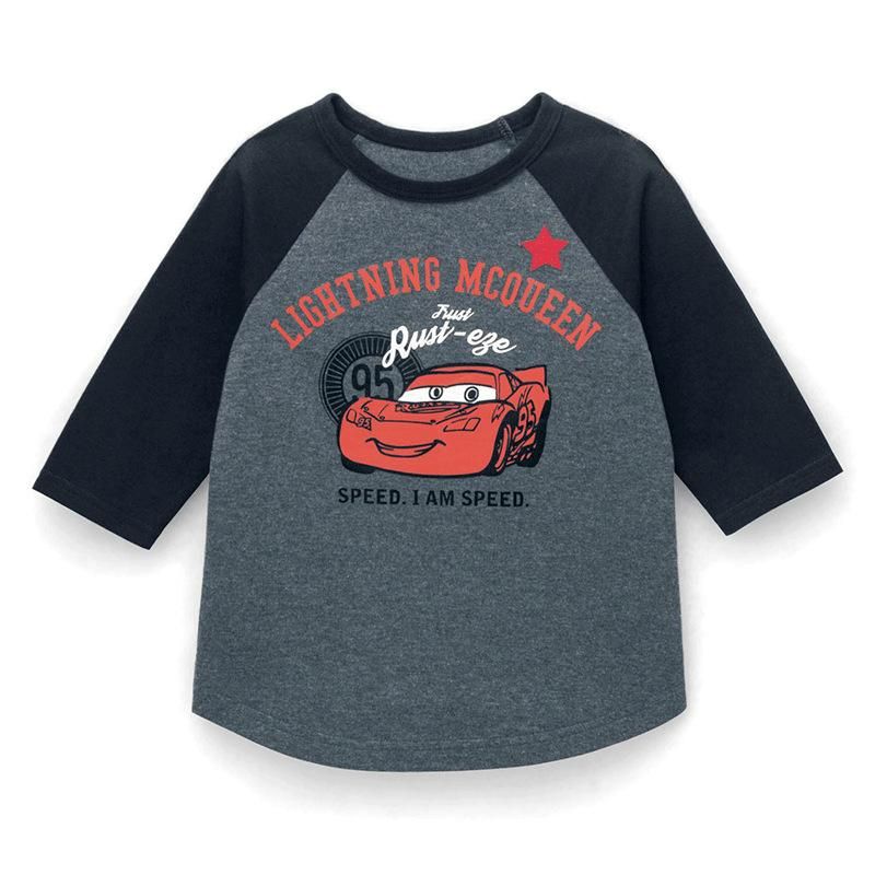 Boys And Girls Baby's Top Cotton Cropped Sleeves T-Shirt Cartoon Thousand Fun Spring And A