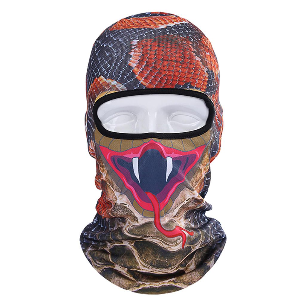 Funny Balaclava Ski Mask Animal Full Face Mask Winter Polyester Snake