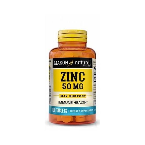Zinc 50mg Mason 100 Tablets For Immunity And Prostate Health