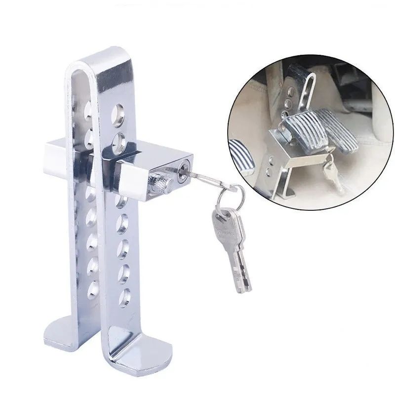 Anti Theft Car Brake Clutch Pedal Lock Alloy Steel Security For Cars, Truck Etc