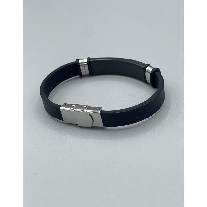 Silicon Clasp Men’s Rubber Bracelet