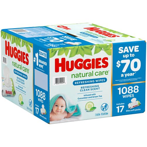 Natural Care Refreshing Wipes