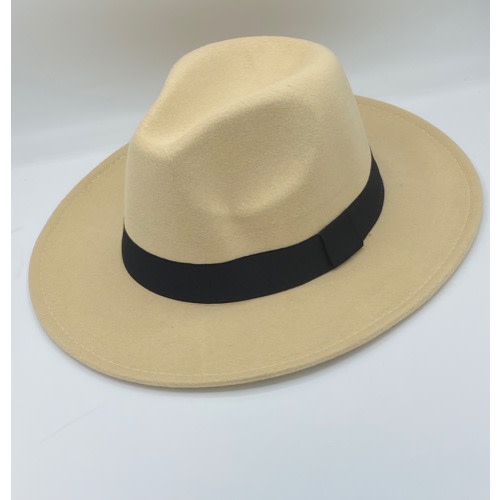 Mid Brim Men’s Fedora Ribbon Hat