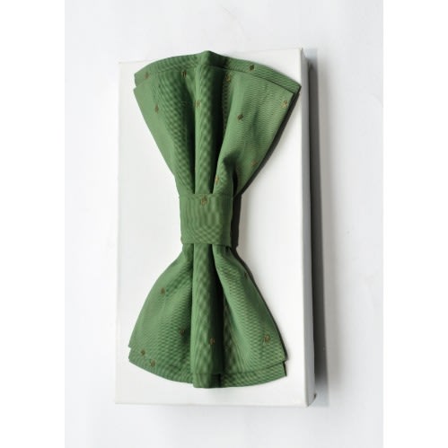 Polka Dot Men's Bow Tie - Mbt-710 - Green