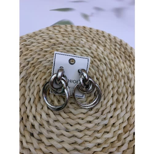 Ladies Hoop Earring - Silver