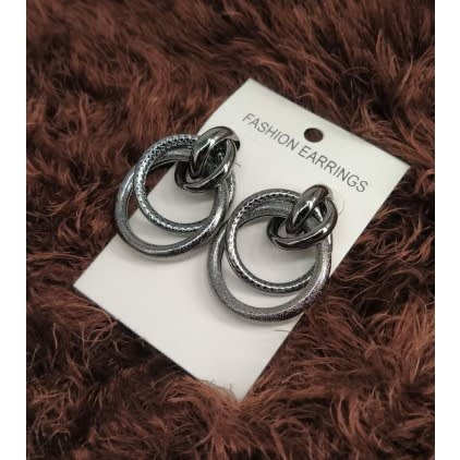 Ladies Hoop Earrings - Silver