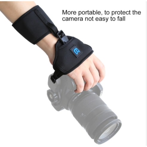 Hand Grip Wrist Strap With 1/4 Inch Screw Plastic Plate For Slr / Dslr Cameras