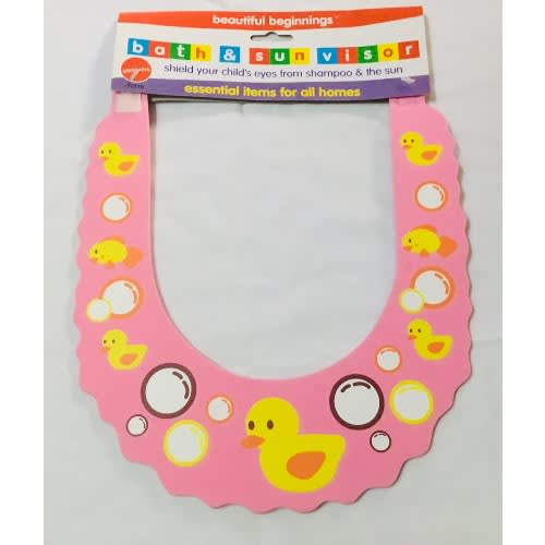 Kid’s Bath And Sun Visor Pink