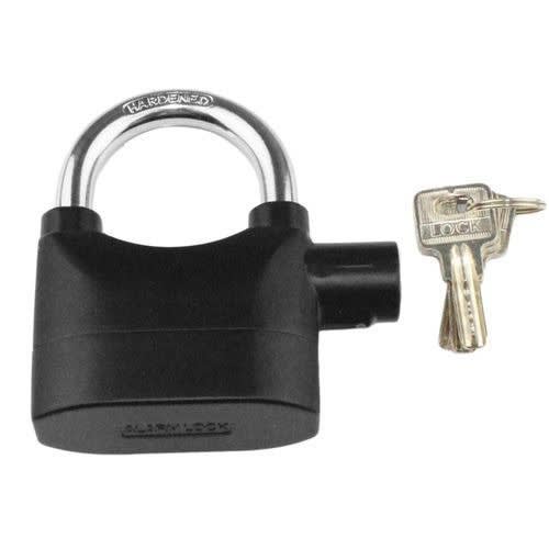 Security Anti-theft Padlock 110db Siren Alarm Lock/3 sets