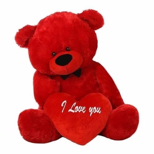 Teddy Bear Valentine's Gift For Your Love - Red