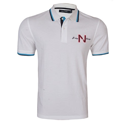 Men's J-Class Sailors Trendy Polo - White