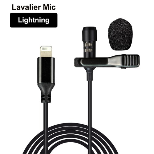 Lightning Jack Lavalier Microphone For Recording