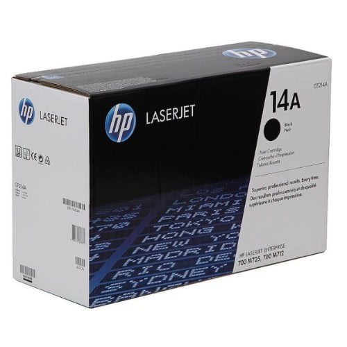 HP  Laserjet Toner Cartridge (cf214a)-14a -Black