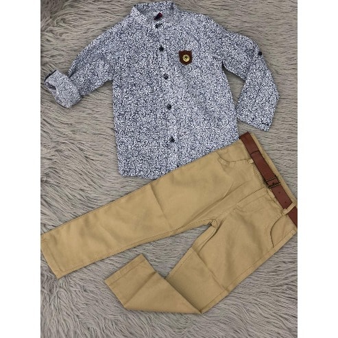 Boys Shirt And Trouser Set