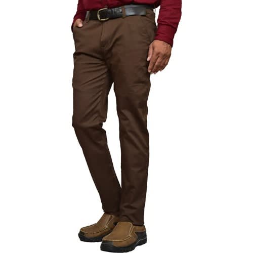 Men's Chinos Trouser  - Deep Brown