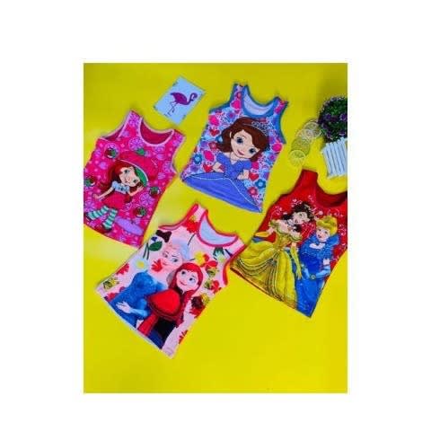 Girl's Character Singlet -  4 In 1