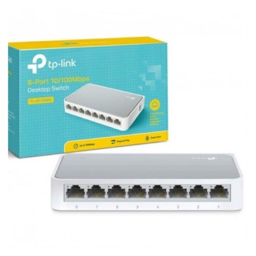 8-port 10/100mbps Desktop Switch - Tl-sf1008d