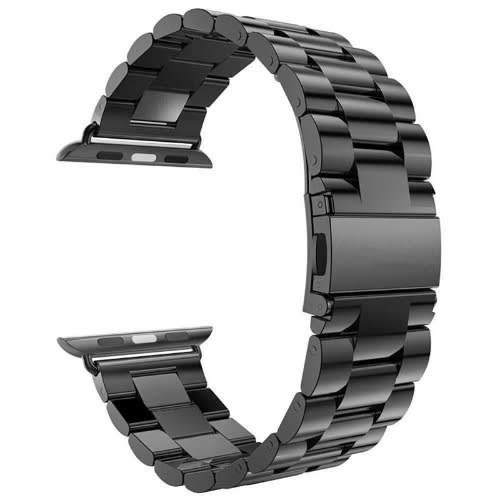 Stainless Steel Strap For Iwatch & Smartwatch - 42/44mm - Black