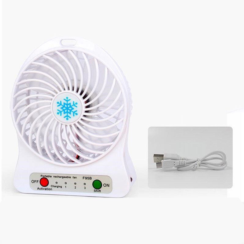 Fans Speed Office Air Rechargeable Mini Adjustable 1PC Summer 3 Fan Desk Portable Fan Cooler USB Cooler Home